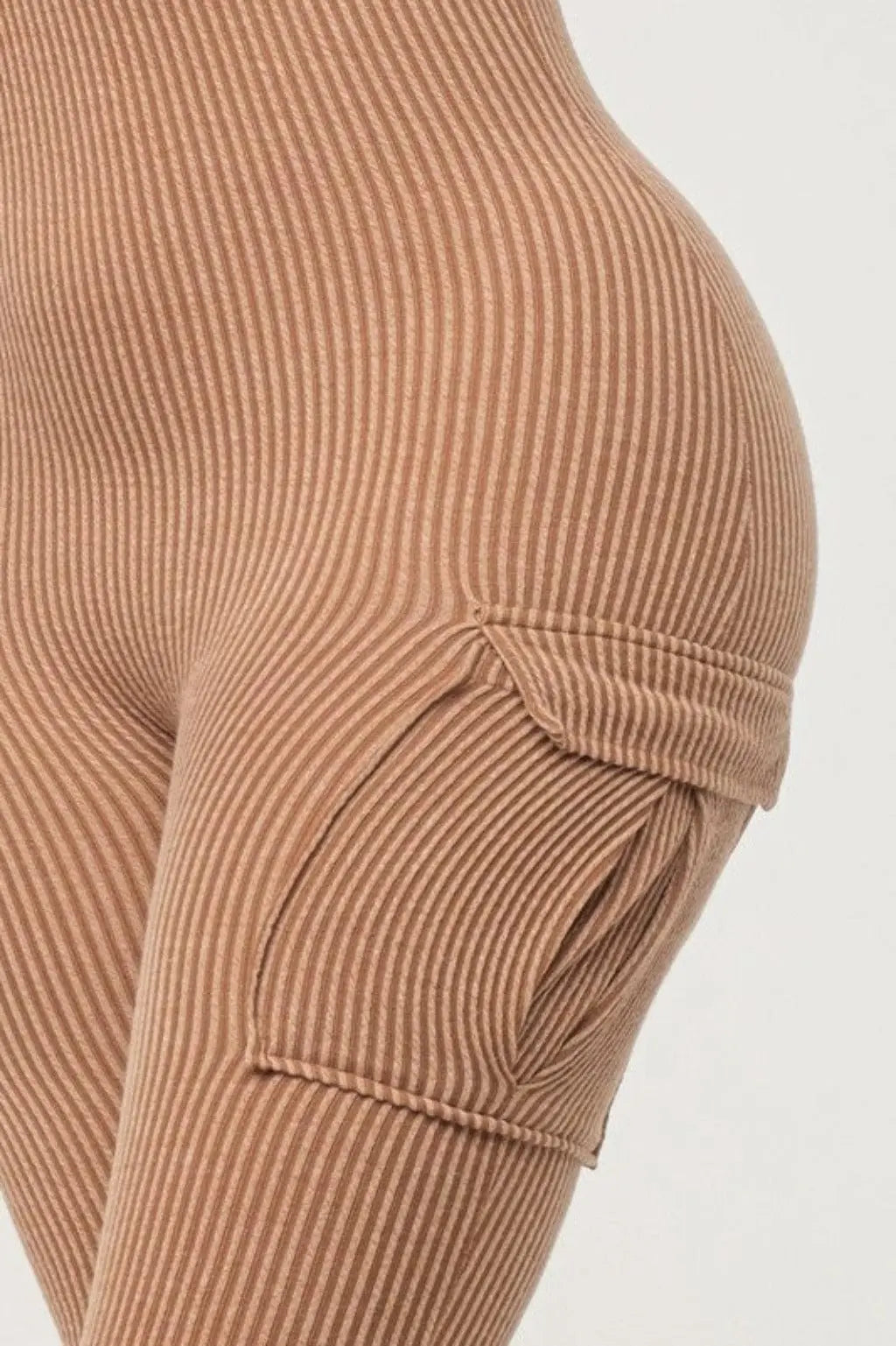 Rib Strap Season Jumpsuit-mocha - Epicplacess