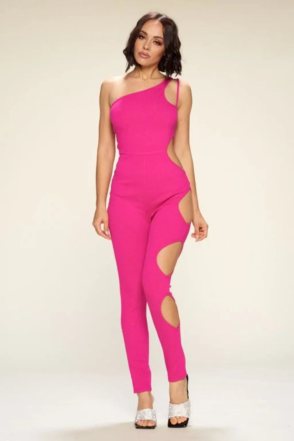 Love To Walk Away pink cutout jumpsuit - Epicplacess