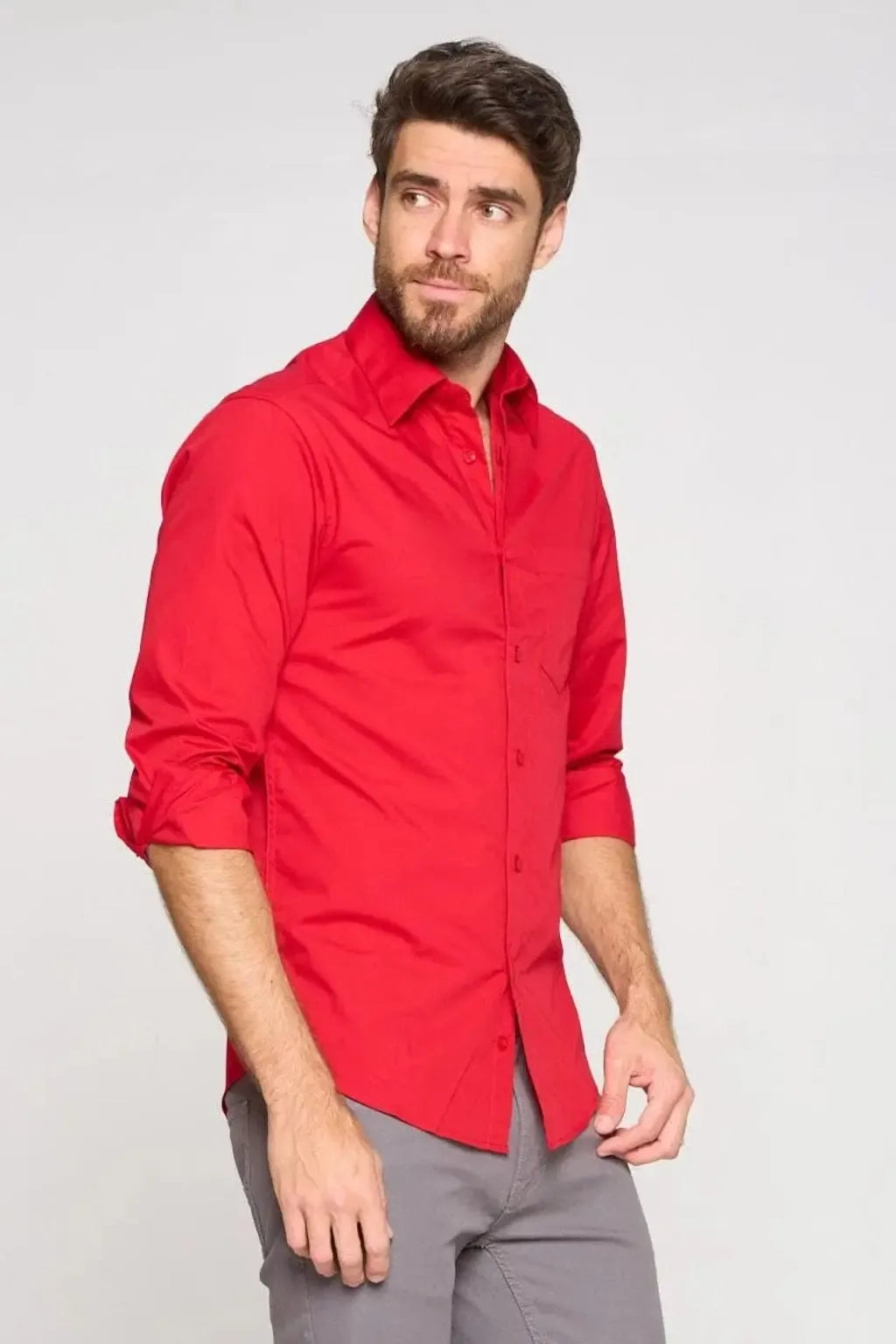 Show Off red long-sleeve shirt - Epicplacess
