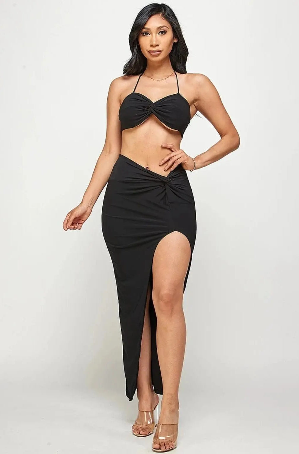 Double Clarissa Skirt Set -Blue SKIRT Epicplacess