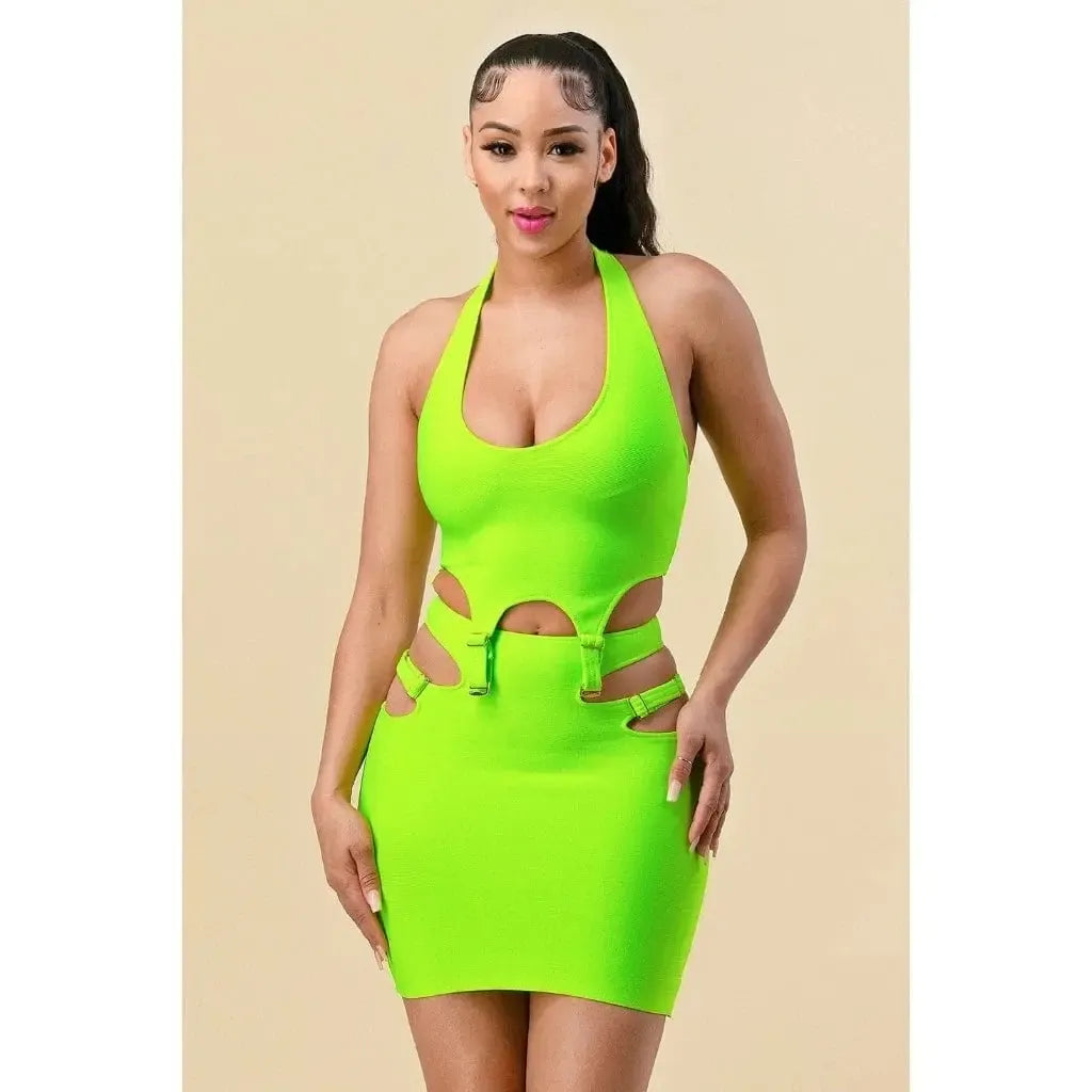 Brown Missing Bae skirt set - Epicplacess