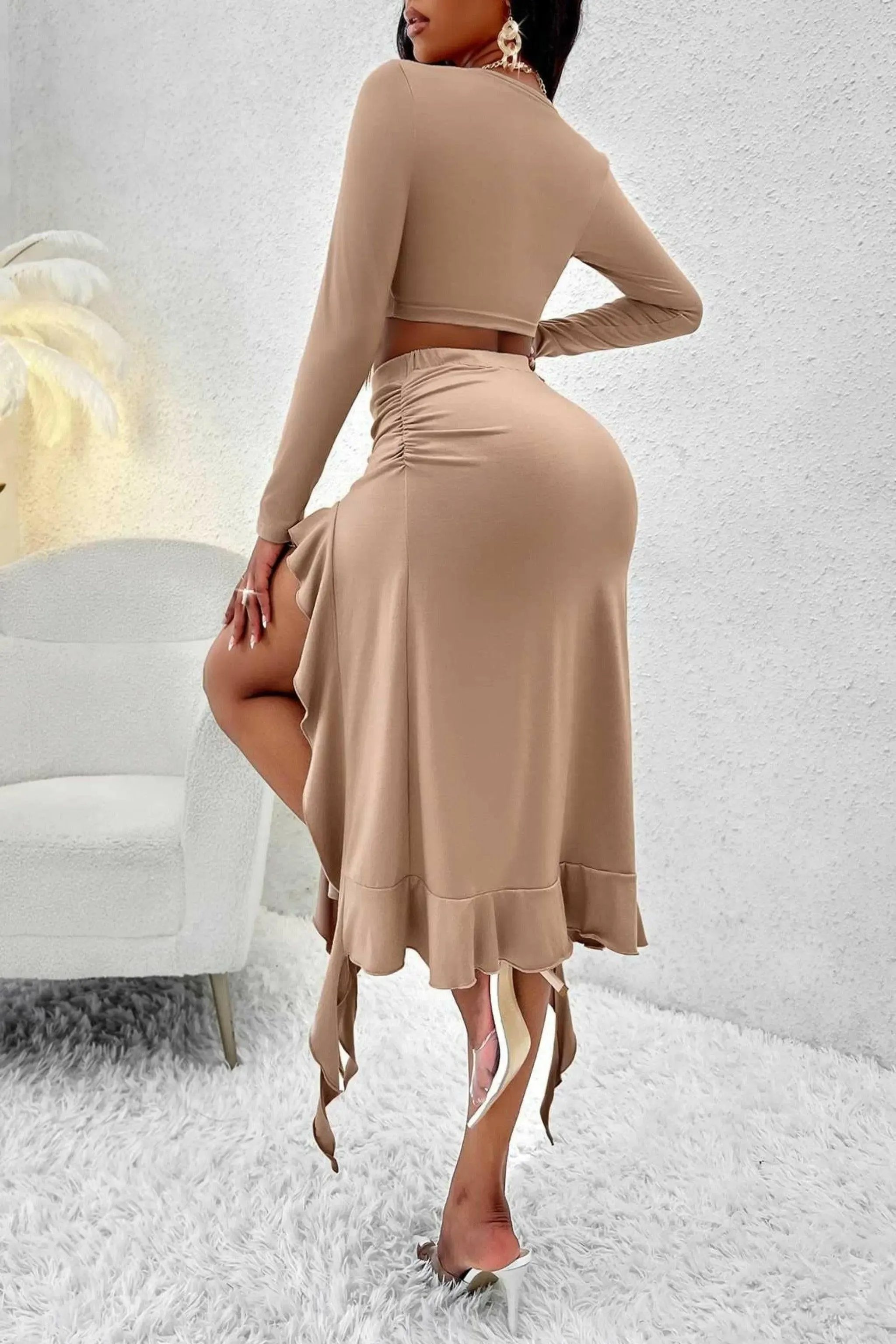 Sweater skirt set detail - Epicplacess