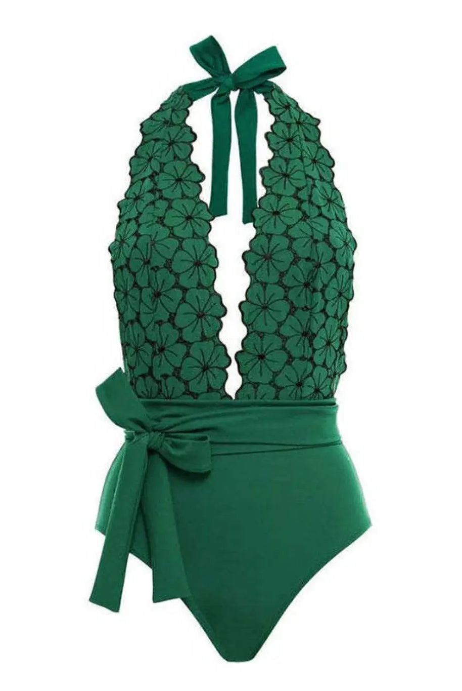 Floral Garden Swimsuit Swimsuit Epicplacess S Green