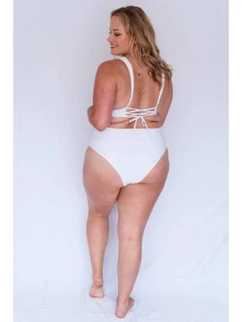 White swimsuit front view - Epicplacess