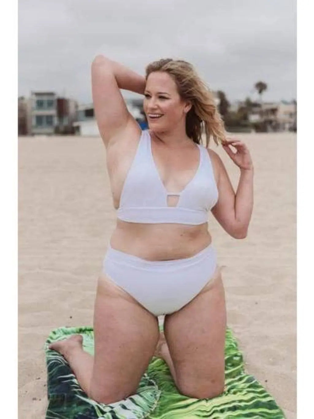White swimsuit outfit view - Epicplacess