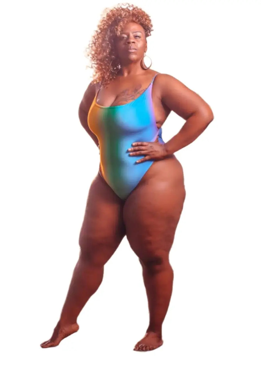 Carribean Queen One Piece Swimsuit Swimwear Epicplacess 1X