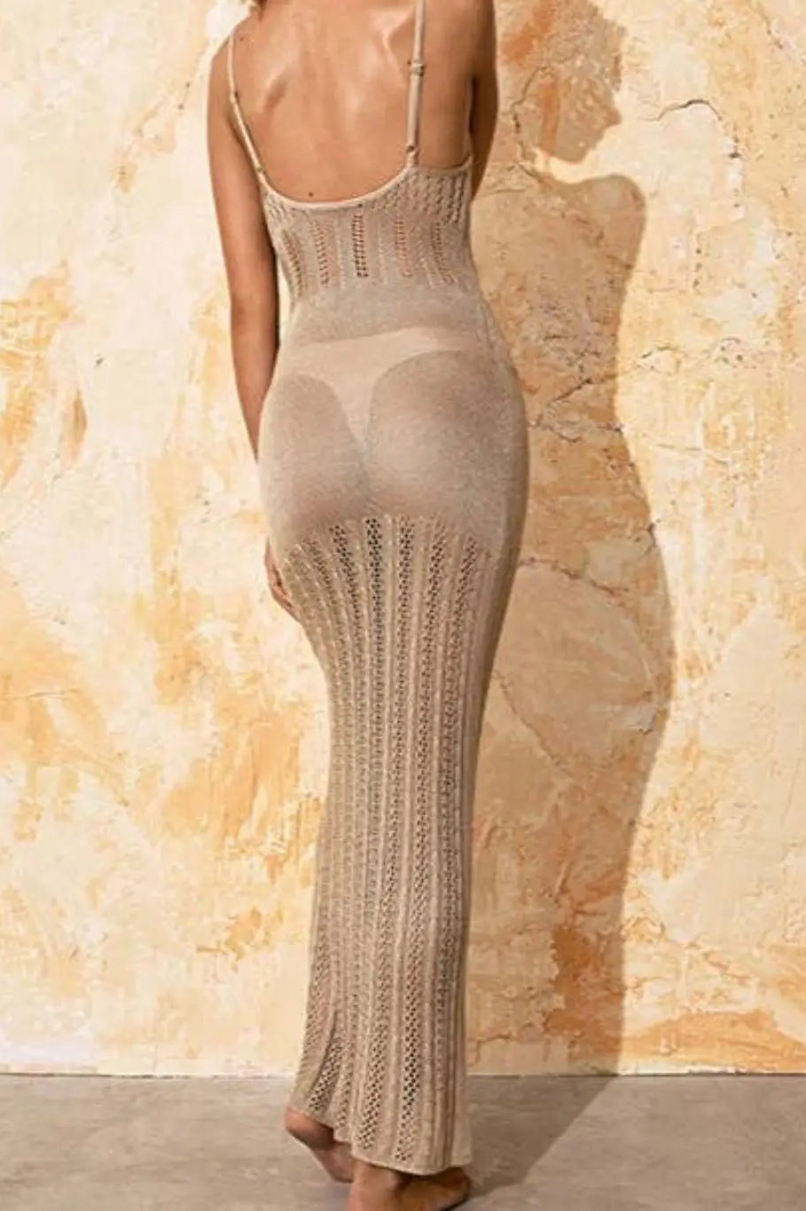 Beachside Elegance Cover Up Swimwear Epicplacess M Beige