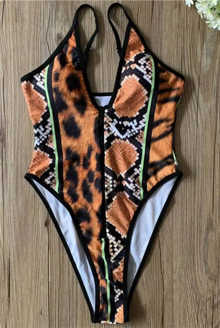 Wildlife Two Piece Swimsuit Swimwear Epicplacess