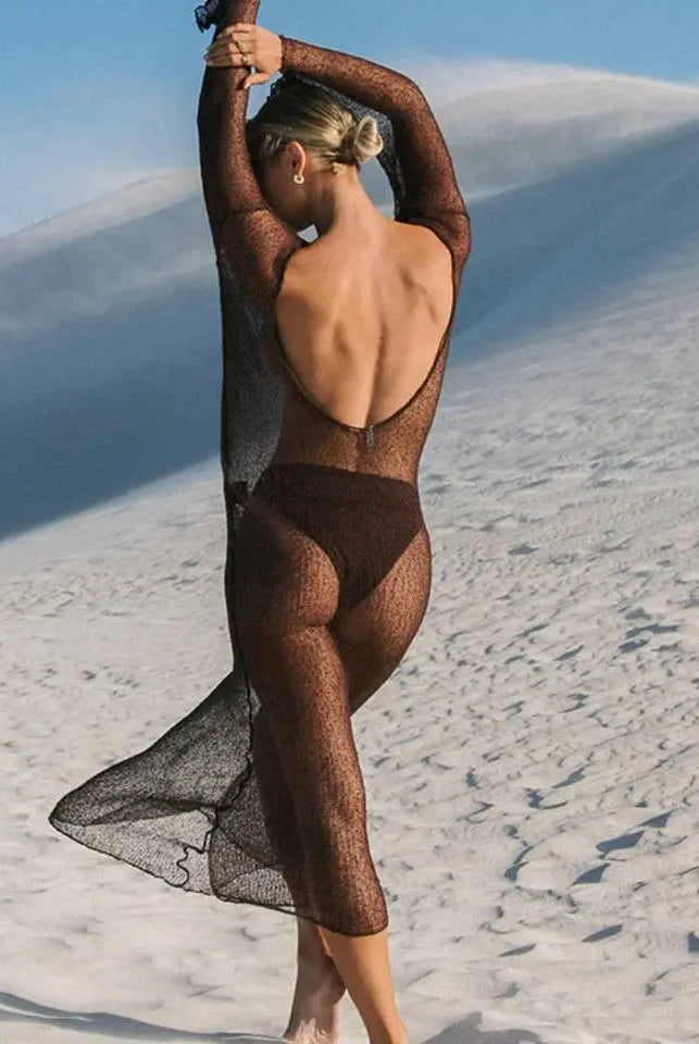 Muna Summer Knitted Cover Up Swimwear Epicplacess