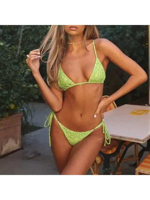 Sunny Days printed bikini bottom - Epicplacess