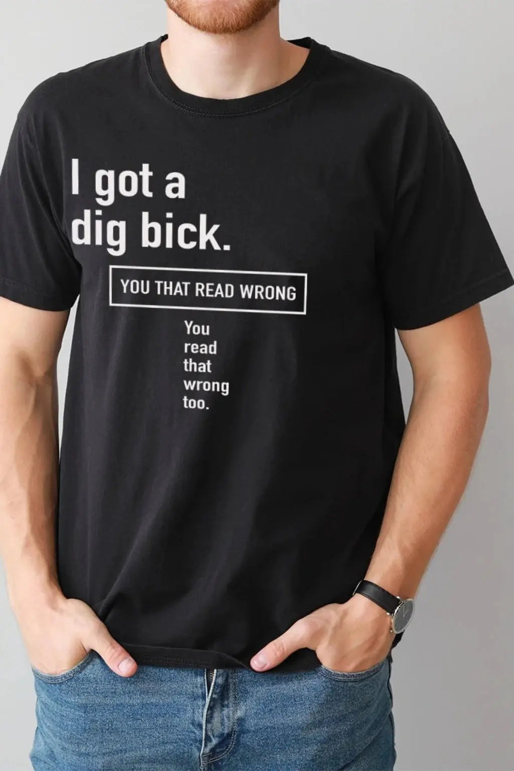 I Got A Dig Bick Short Sleeve Tee - White - Epicplacess