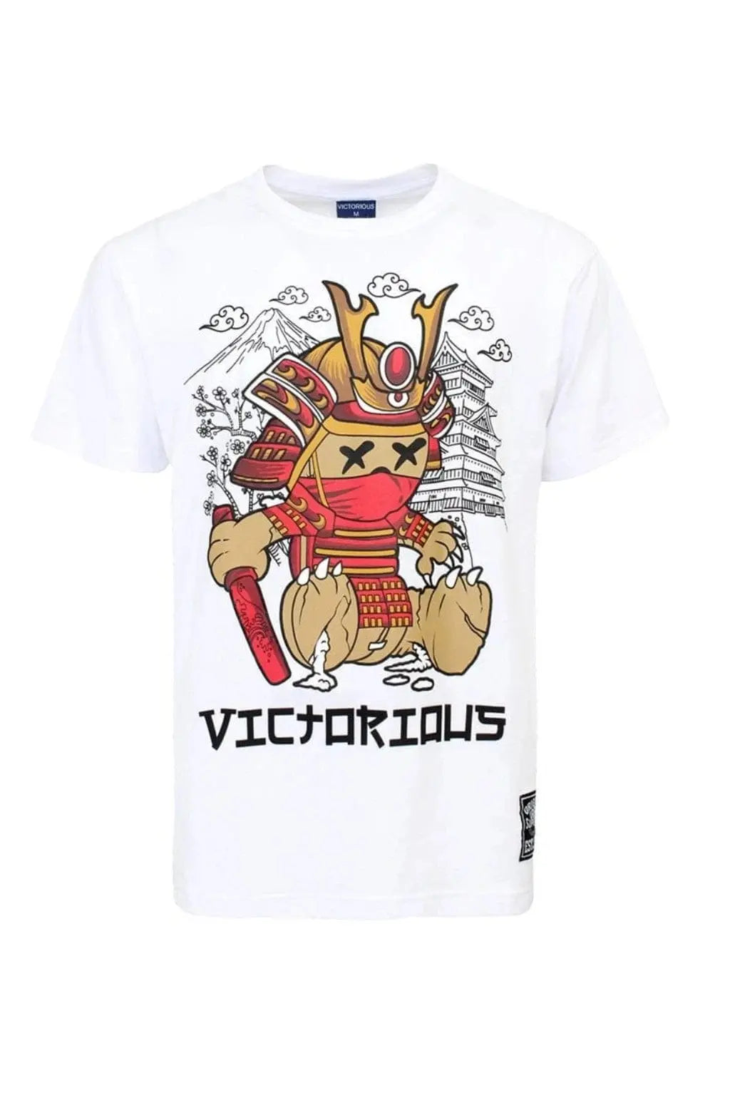 Samurai Bear Short Sleeve Tee - Black - Epicplacess