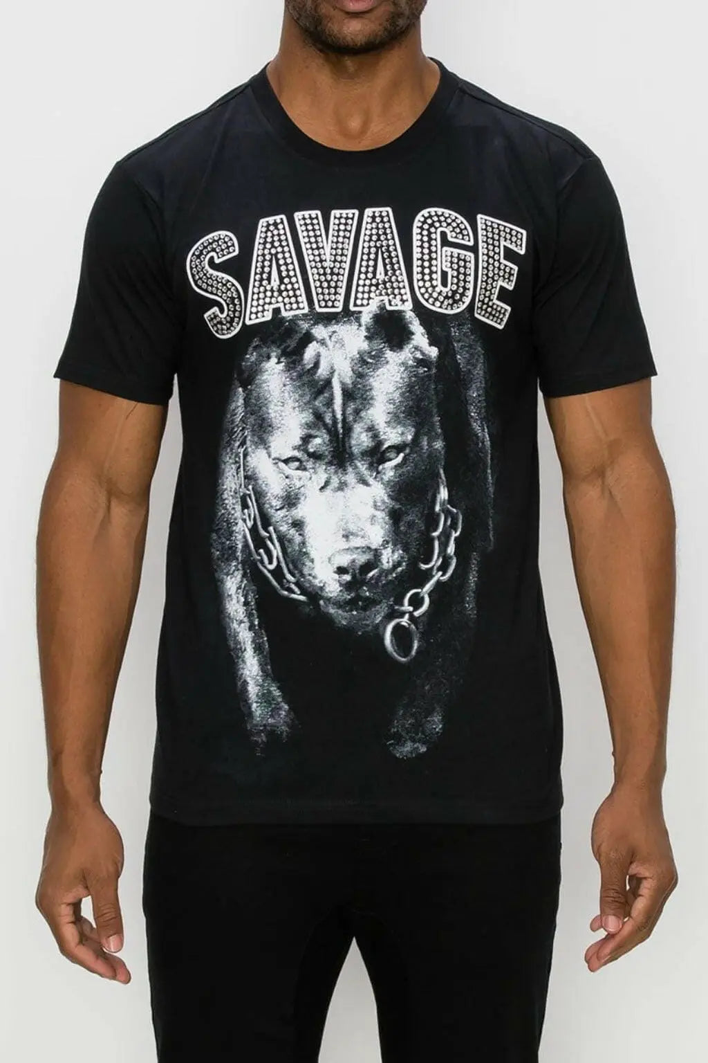 Savage Paradise Short Sleeve Tee -Black - Epicplacess