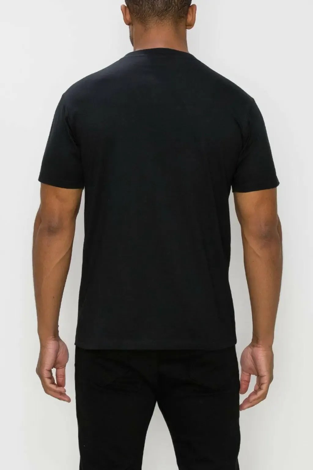 Black graphic tee outfit view - Epicplacess