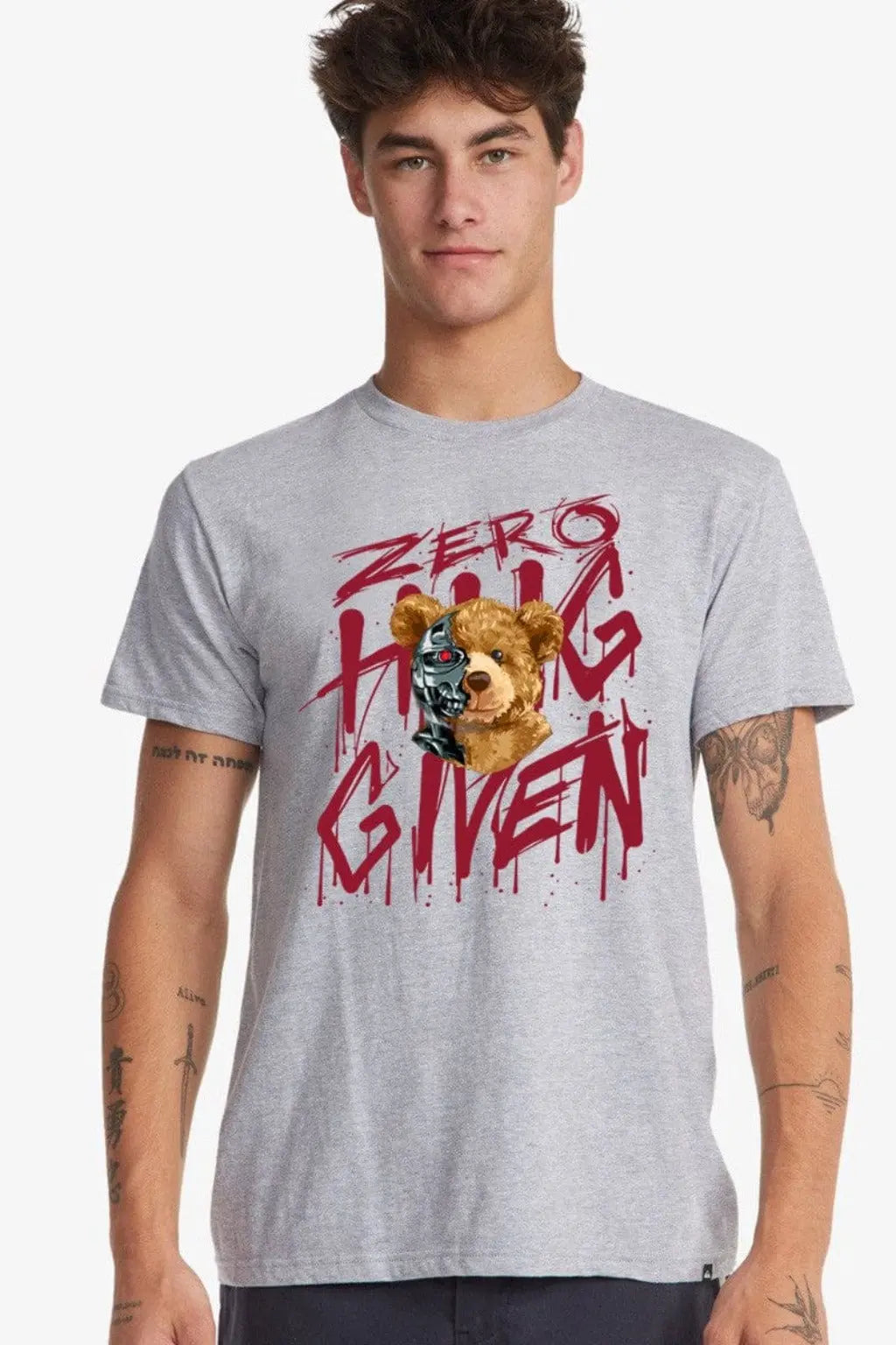 Zero Hug Given Half Bear Tee - Epicplacess
