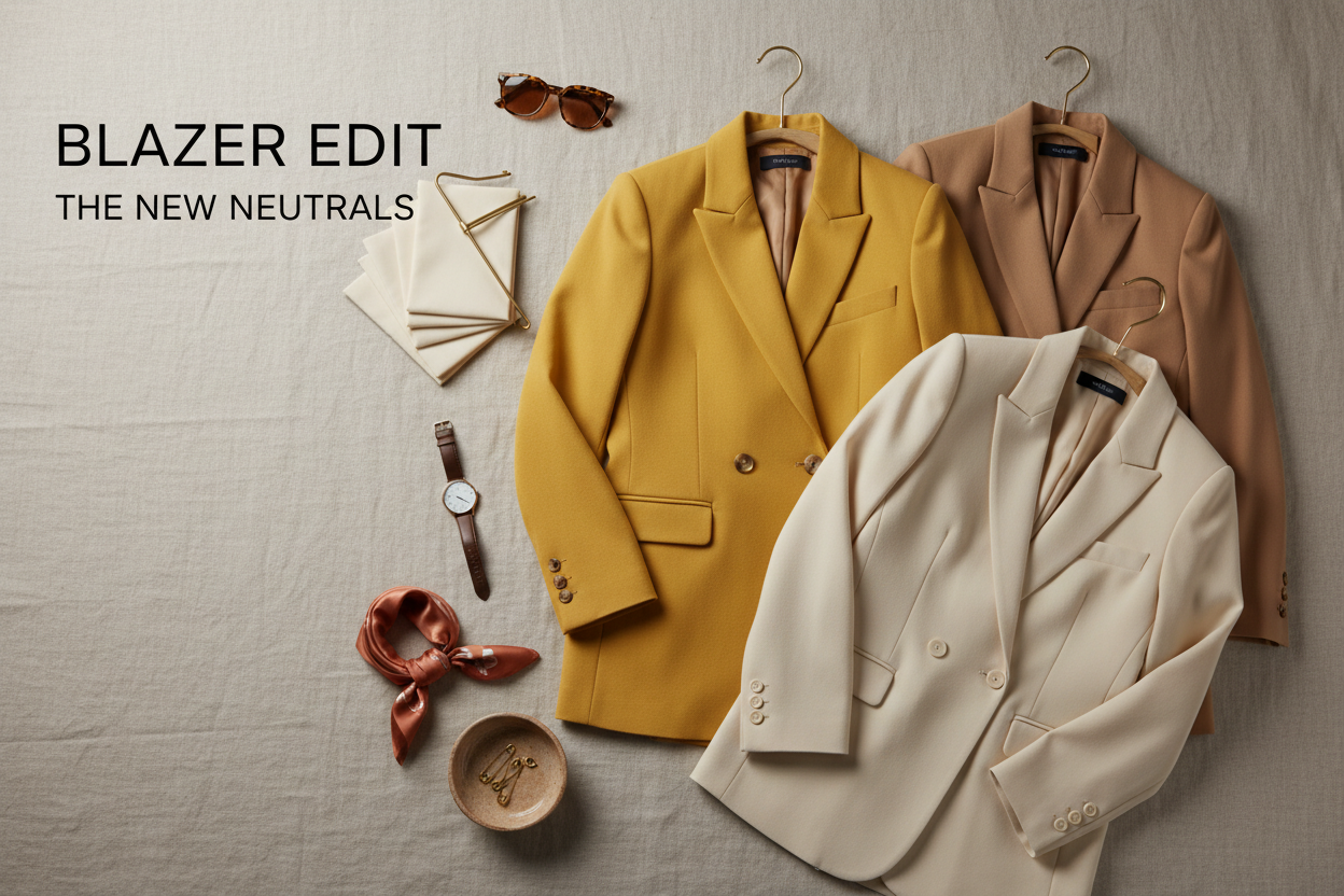 Blazer Color Guide: Yellow, Beige & Cream