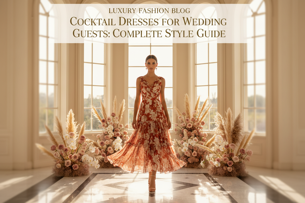 Cocktail Dresses for Wedding Guests The Complete Style Guide