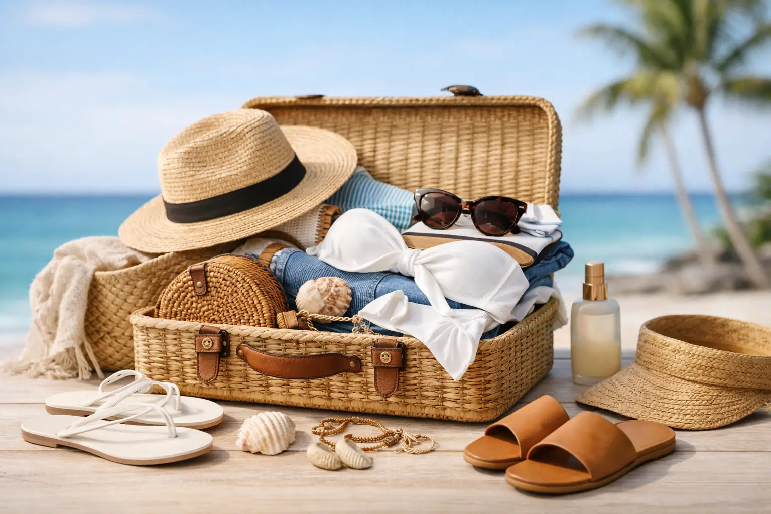 Beach Vacation Packing List That Looks Good