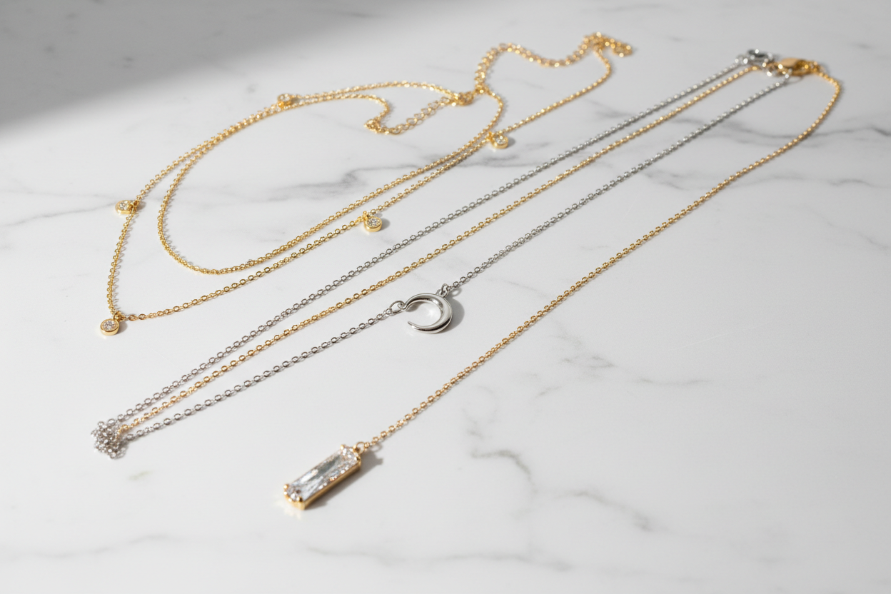 How to Layer Necklaces Without Tangling