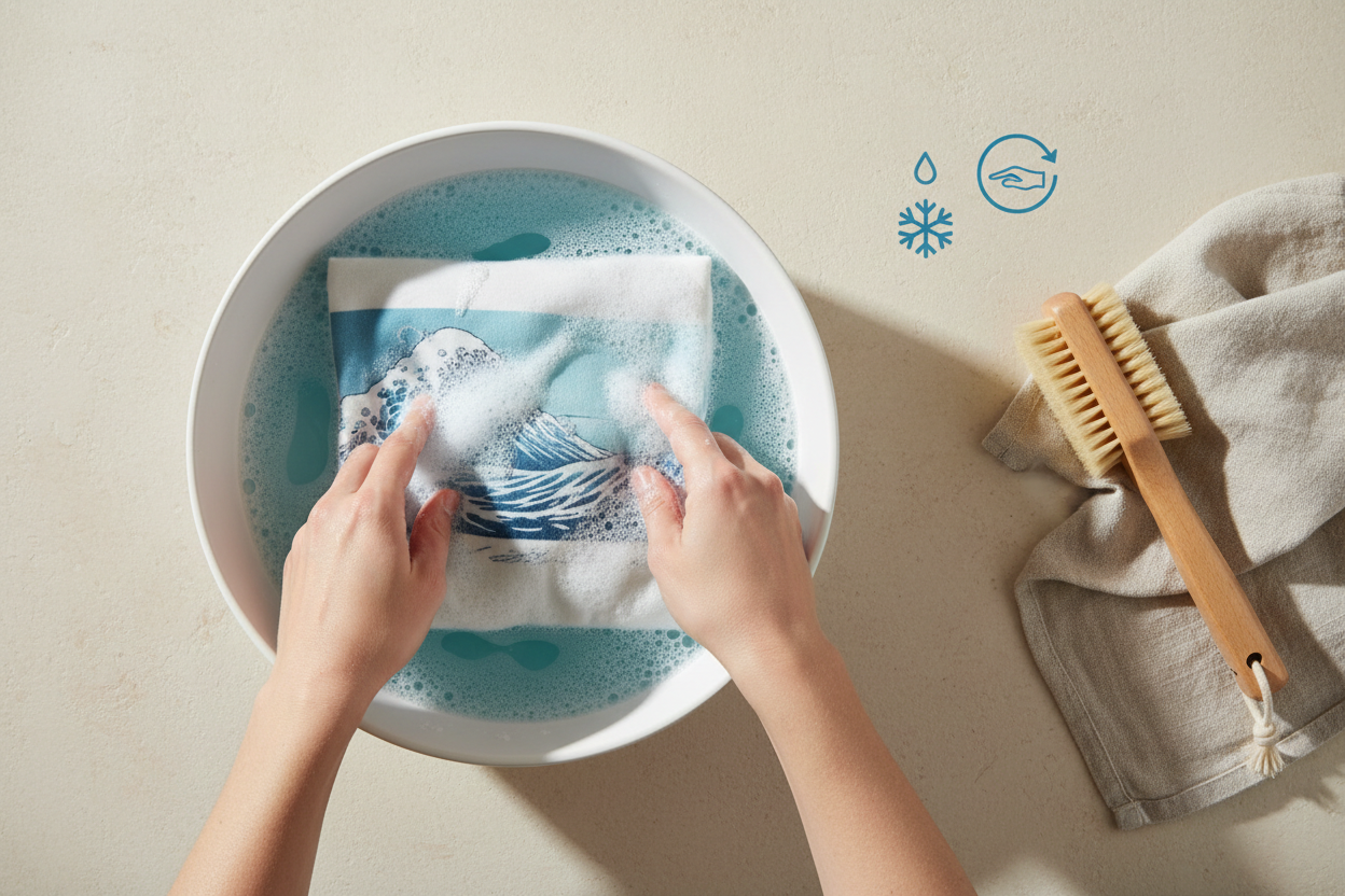 How to Wash Graphic Tees Without Cracking the Print