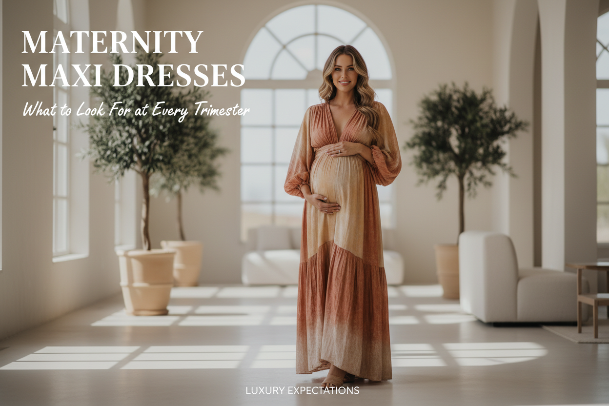 Maternity Maxi Dresses: What to Look For at Every Trimester