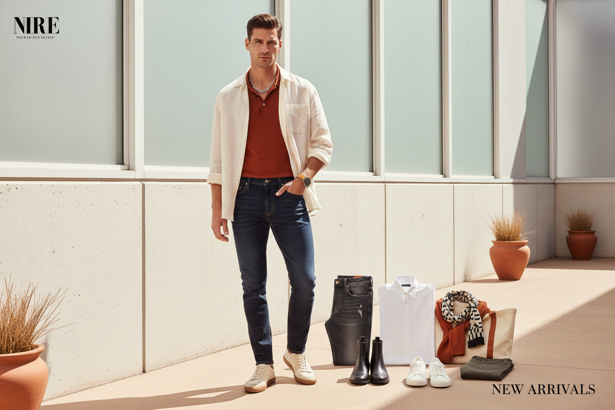 Men’s Fashion Outfit Ideas: Jeans, Tops and New Arrivals