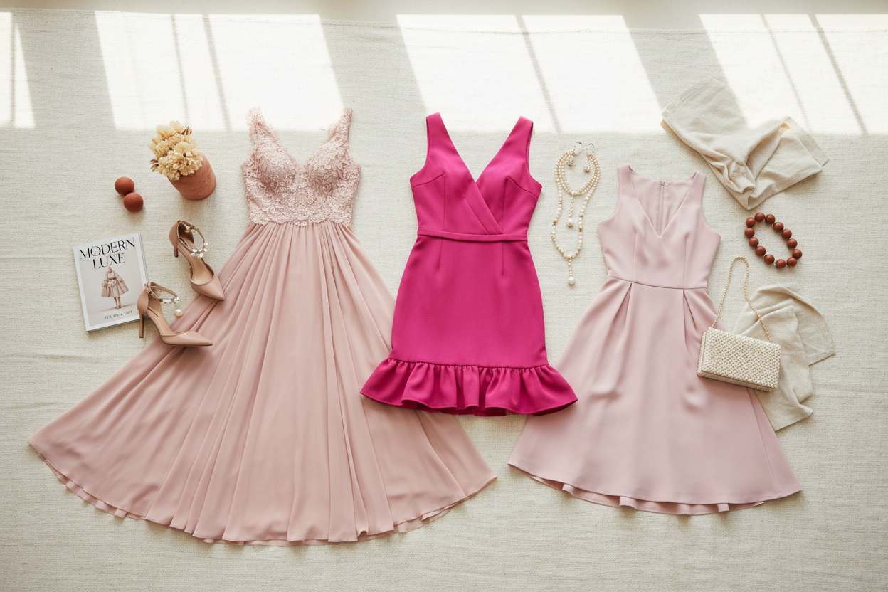 Pink Cocktail Dresses: Blush, Hot Pink and Pastel Styling Guide