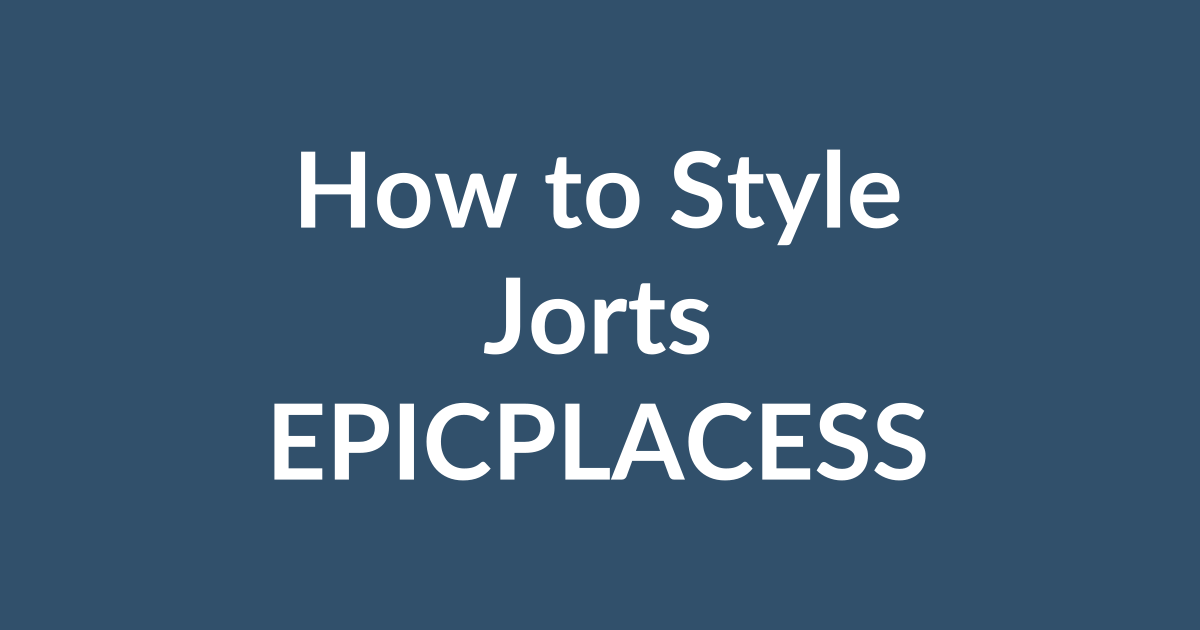 How to style jorts and denim shorts by Epicplacess
