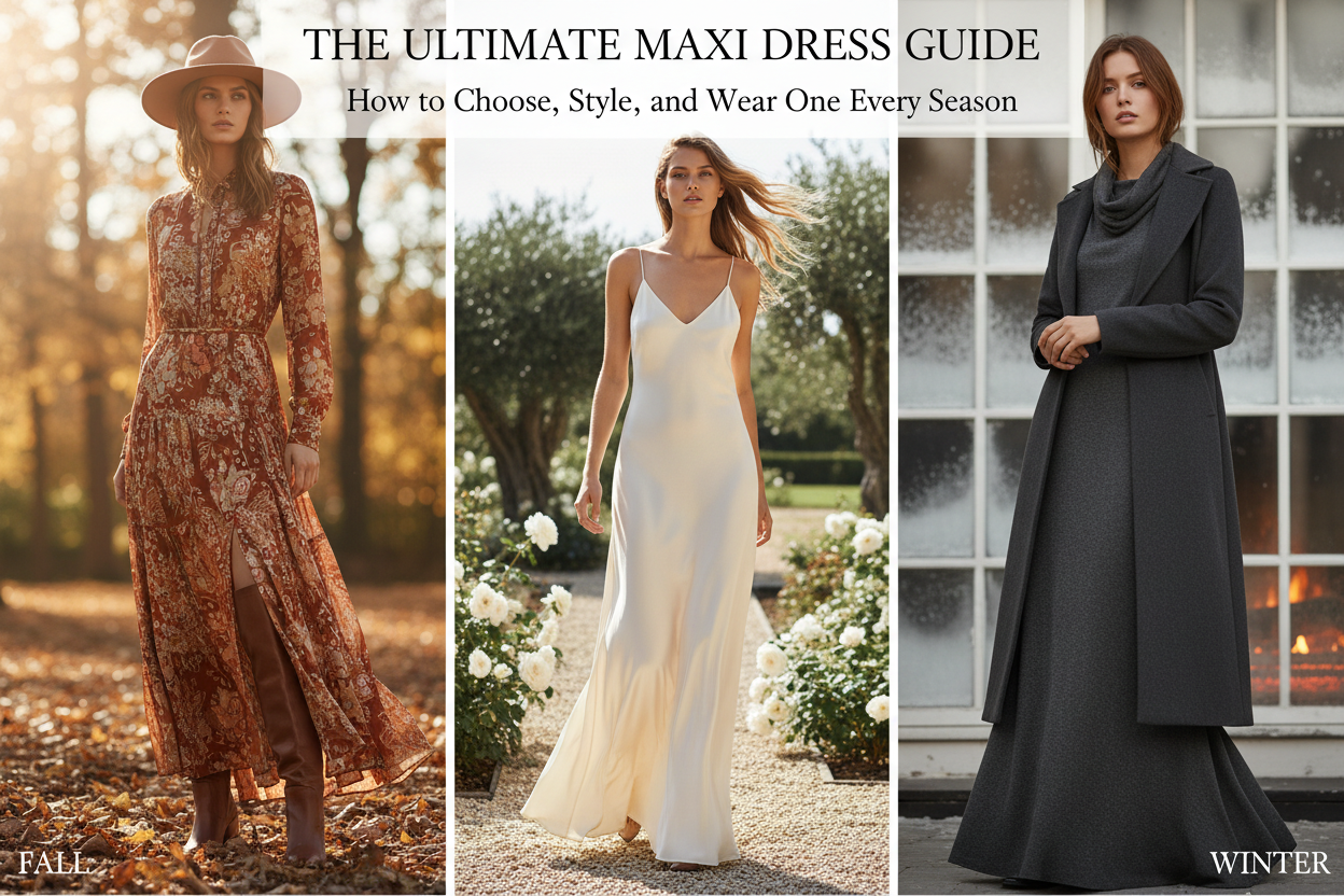 The Ultimate Maxi Dress Guide: How to Choose, Style, and Wear One Every Season