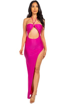 Sultry Summer O Ring Slits Maxi Dress - Epicplacess