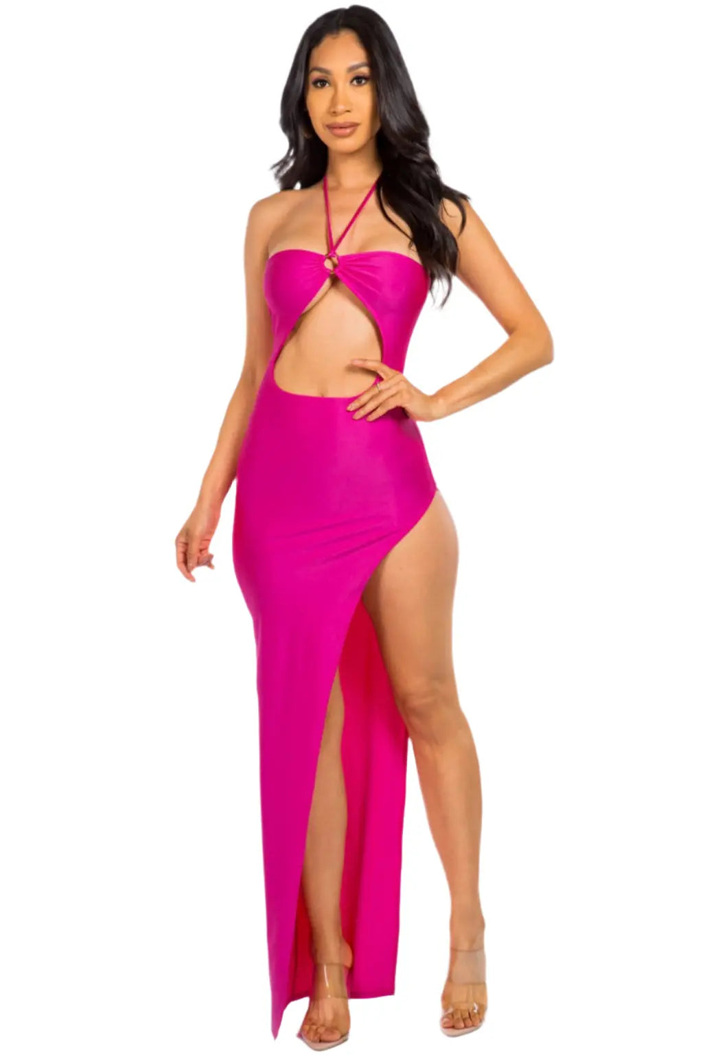 Sultry Summer O Ring Slits Maxi Dress - Epicplacess