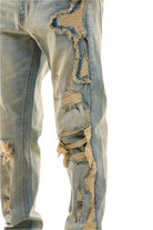 X-Pattern Distressed Skinny Jeans - - Epicplacess