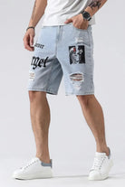 Baggy It Distressed Raw Hem Slim Denim Shorts - Epicplacess
