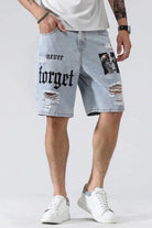 Baggy It Distressed Raw Hem Slim Denim Shorts - Epicplacess
