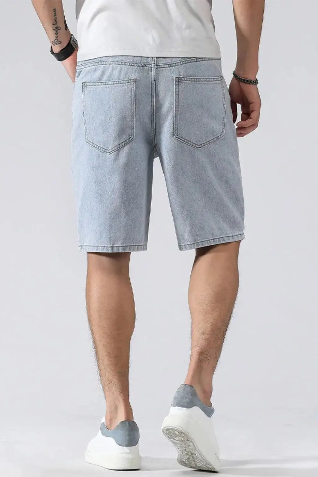 Baggy It Distressed Raw Hem Slim Denim Shorts - Epicplacess