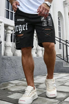 Baggy It Distressed Raw Hem Slim Denim Shorts - Epicplacess