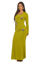 Sia Knit Hardware Maxi Dress - Epicplacess