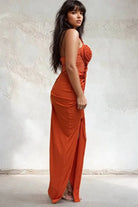 Clara Knotted Maxi Dress-White - Epicplacess