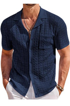 Hard Cuban Collar Button Down Shirt - Epicplacess
