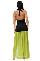 Contrast Party Queen Maxi Dress - Epicplacess