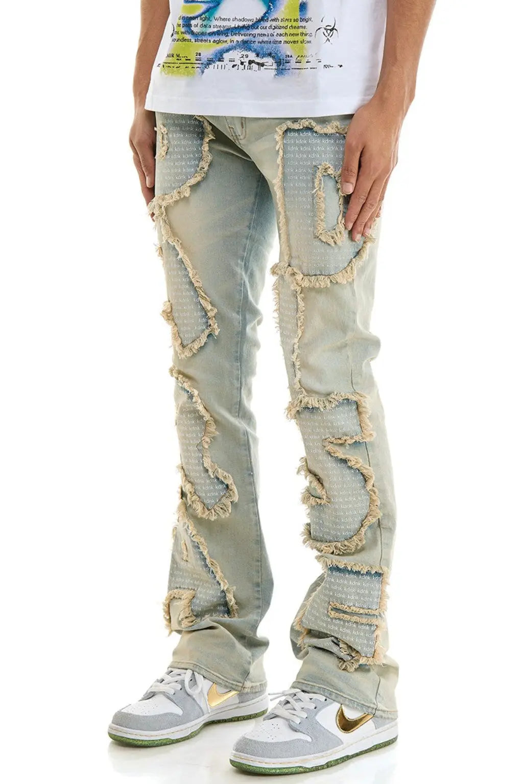 Get With Me Flare Stacked Skinny Jeans - Epicplacess