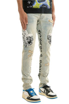 Hardy Stacked Skinny Multi Tattoo Jeans - Epicplacess