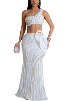 Seriously Sequins Top And Skirt Set - Epicplacess