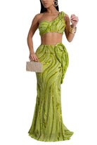 Seriously Sequins Top And Skirt Set - Epicplacess