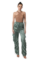 Smoke Show Satin Cargo Pants - Epicplacess