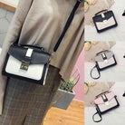 Quilted jelly crossbody handbag front view - Epicplacess