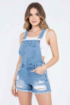 Blue overalls outfit view - Epicplacess