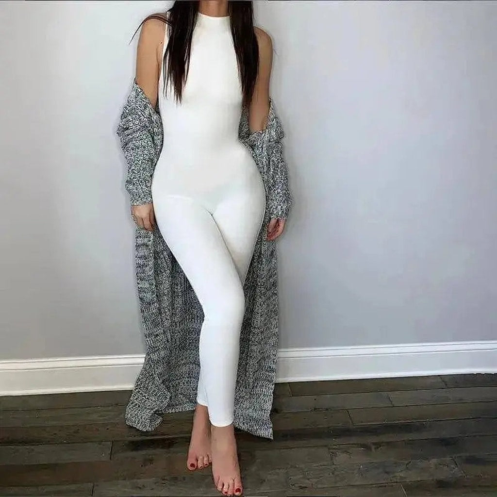 Sleeveless jumpsuit outfit view - Epicplacess