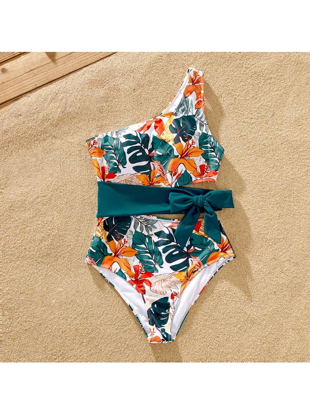 Women 2 Pieces Casual Plants and Floral Swimsuit - Epicplacess