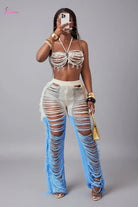 Fringe flare pants side view - Epicplacess
